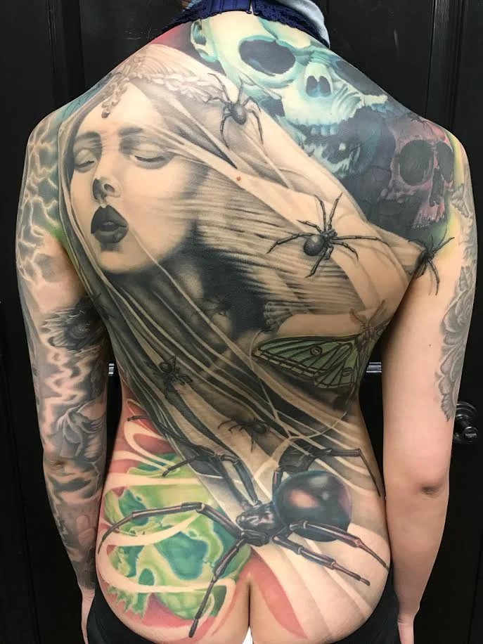 Portrait piece by Brandon Spider